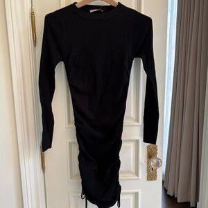 Elegant Black Long Sleeve Dress
